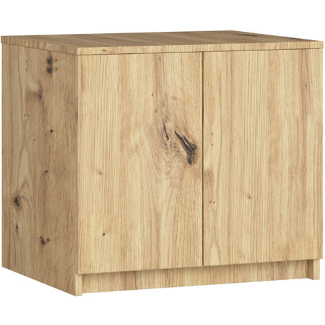 Surmeuble pour armoire AKORD S60 Chêne Artisan 60 cm 2 portes façade Chêne Artisan 2 étagères 60x51x55 cm