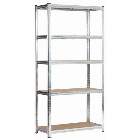Étagère modulable 90 cm acier galvanisé charge maximale 875kg - L90xP40xH180 cm (1/5)