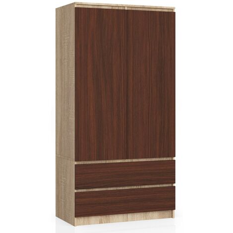 Armoire basse Sirdal avec 3 portes 104 x 90 x 30 cm [en.casa]