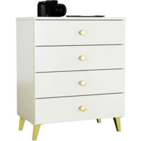 Commode AKORD MOBI Cachmire 60 cm 4 tiroirs 60x37x73 cm