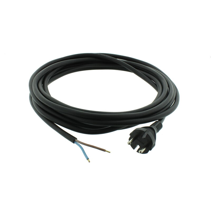 Flexibles Kabel H07RN-F 2x1,5 Gummi, schwarz