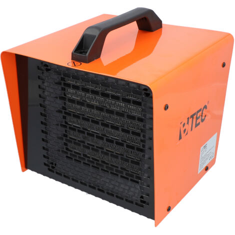 BTEC Keramik Elektroheizer 3 kW, Heizlüfter, Bauheizer, Frostwächter