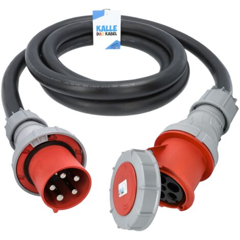 Kalle Verlängerungskabel CEE 400V 125A 35,0mm² IP67 PCE 5 Meter