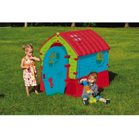 Maisonnette cabane plastique multicolore DREAM HOUSE