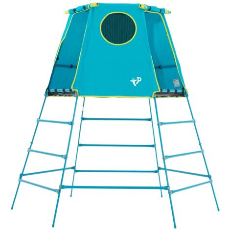 Aire de jeux métal  EXPLORER TOUR bleu h201cm