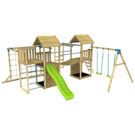 Aire De Jeux XXL Cam l e Skywood Toboggan Tyrolienne Double Tour aire-de-jeux-xxl-cam-l-e-skywood-toboggan-tyrolienne-double-tour