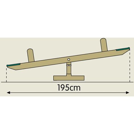 Trebuchet Jeux à bascule enfant TP Toys bois FSC