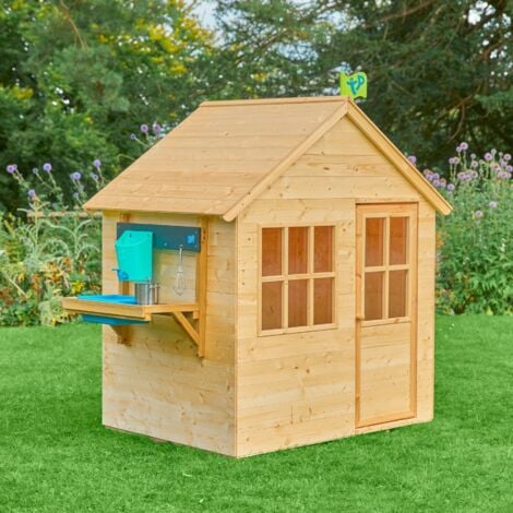 Maisonnette cabane enfant REFUGE avec cuisine extérieure bois FSC®