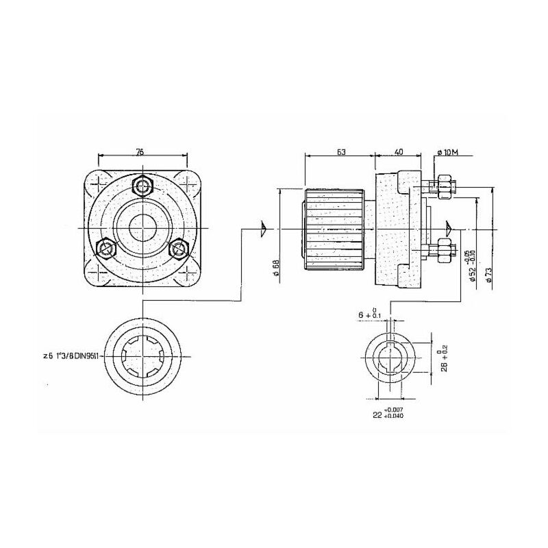 Pompa ad ingranaggi 30 litri DX con moltiplicatore rapporto 1:3,5