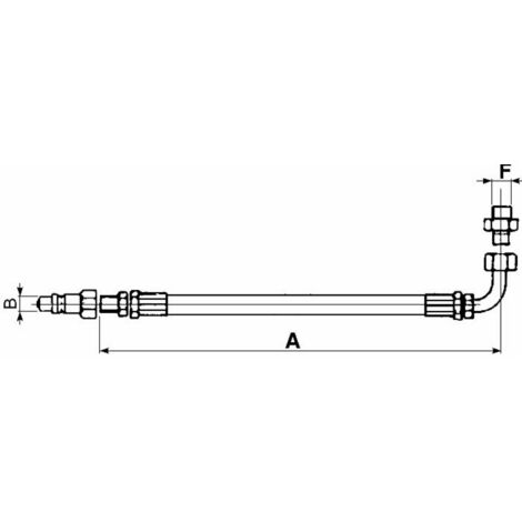 Ama Terzo punto trattore idraulico cat. III 700-940mm con 2 Tubi 3/8” 2SN  alesaggio