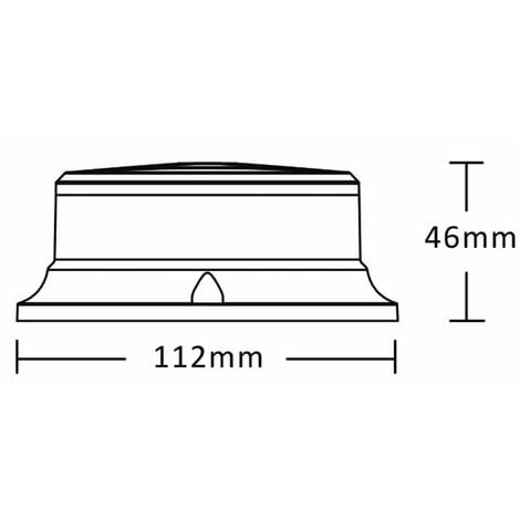 Lampeggiante a 18 LED 12-24V base flessibile: compra online su