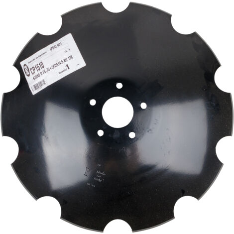 DISCO FRANGIZOLLE DENTATO DIAMETRO 560 mm. CON FORO ESAGONALE DA 67 mm