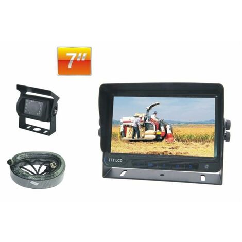 Kit Telecamera Retromarcia Wireless 1080P Con Monitor 4.3 Pollici – Visione Notturna, Impermeabile IP68, Per Auto E Camper