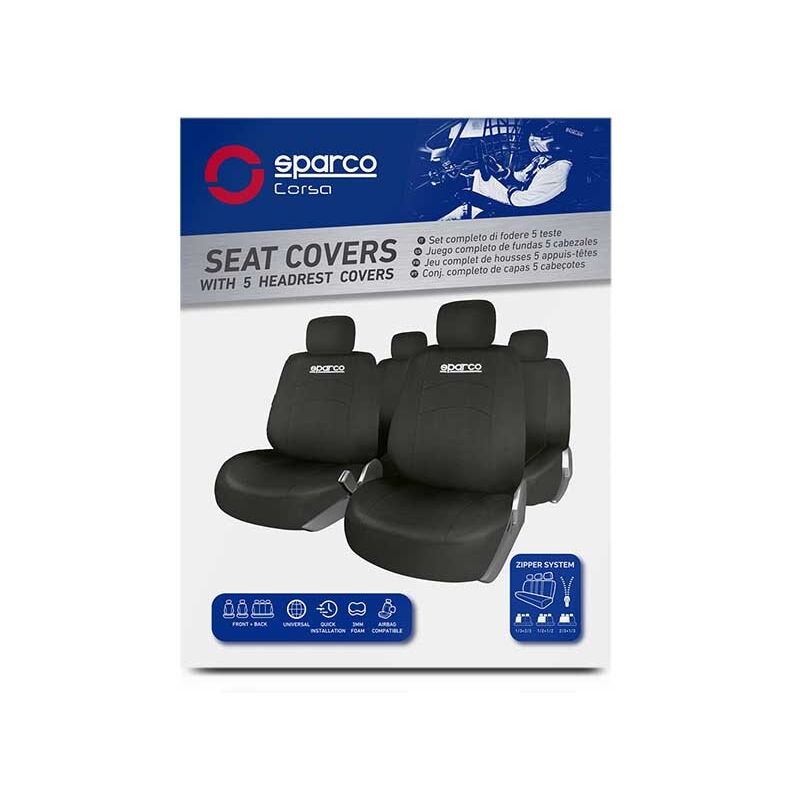 Juego de fundas de asiento para coche Sparco modelo Corsa — SPARCO