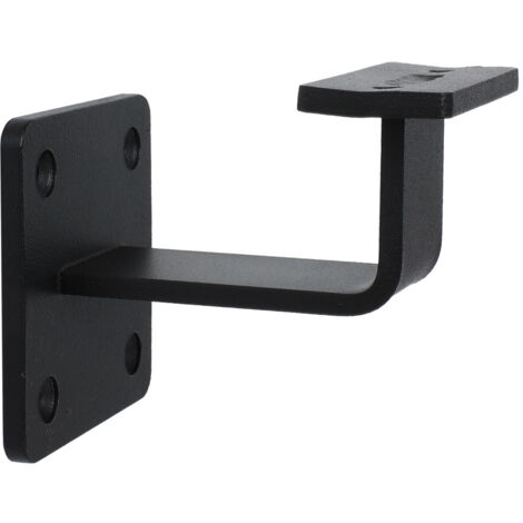 Soporte para barandilla de escalera negro - Cuadrado