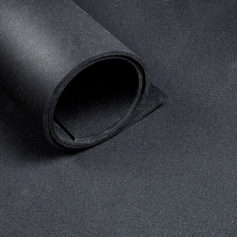 Suelo Caucho 6mm Negro Multicolor. Suelo Vinilico
