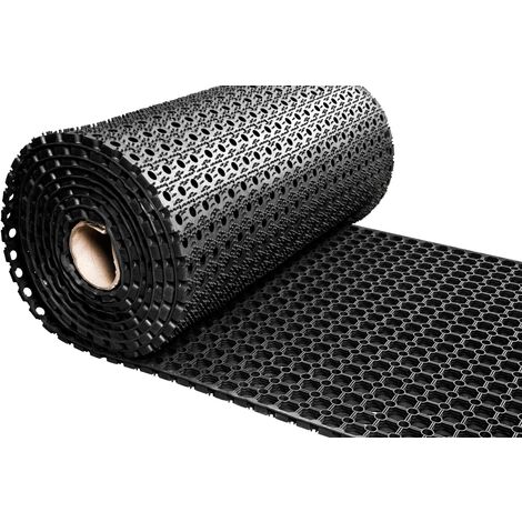 Alfombra con anillos de goma en rollo - Espesor 23 mm - Ancho 80 cm