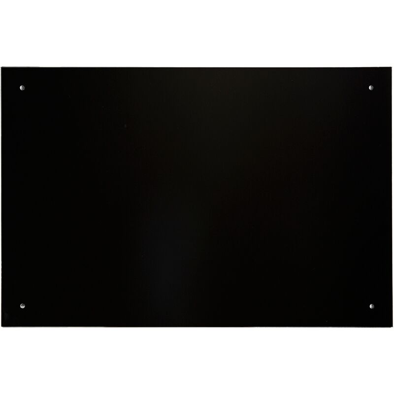 Lavagna in vetro nera magnetica 90x60 cm CLASSIC