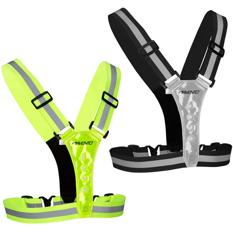 TAFACE 4 pezzi collari riflettenti, clip per pantaloni riflettenti, con 2 ciondoli a forma di