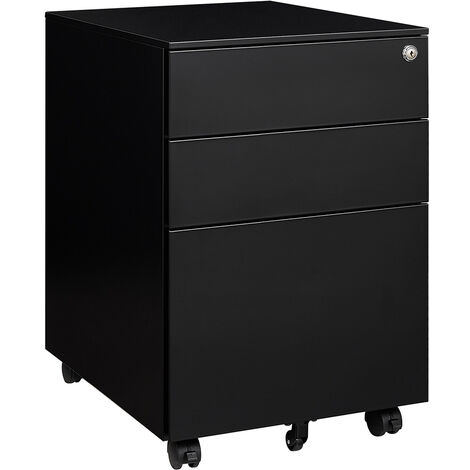 Piedistallo mobile 39x60 cm - Nero (1/5)