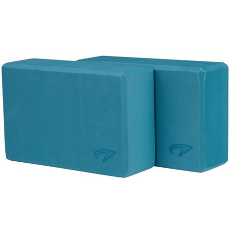 Set di 2 blocchi da yoga - Schiuma - Blu (1/5)