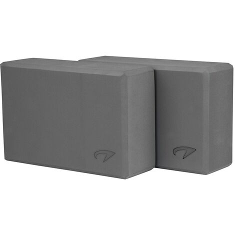 Set di 2 blocchi da yoga - Schiuma - Grigio (1/5)