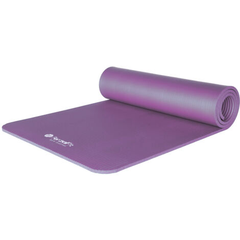 Tappetino da yoga ForzaFit con cinghia di trasporto - Spessore extra 10 mm - Viola (1/5)