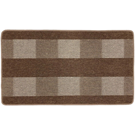 Tappeto Karree - Marrone - 67x120 cm (1/2)