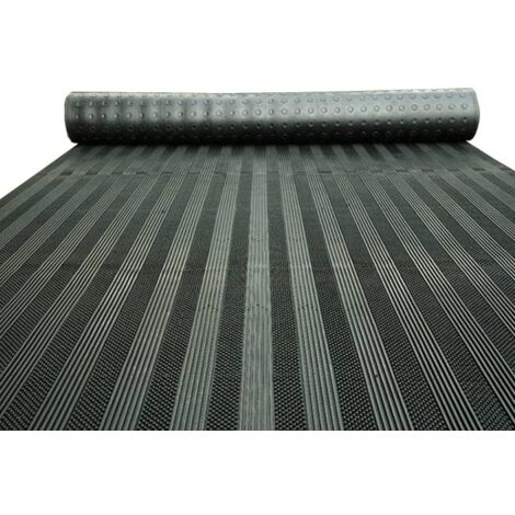 Tappeto di gomma - motivo a strisce/bottoni - 190x264 cm - 12 mm (1/2)
