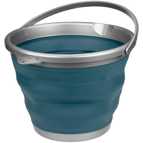 Secchio pieghevole - 10 litri - Blu (1/5)