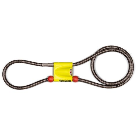 Serratura a doppio cavo - Bullock - Lunghezza 120 cm - Diametro 10 mm (1/5)