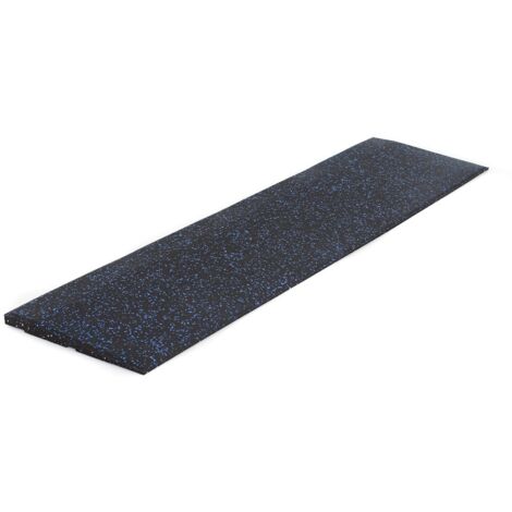 Bordo in gomma per pavimenti sportivi 'FIFTEEN' - 100x25 cm - 20 mm - Blu / Nero (1/5)