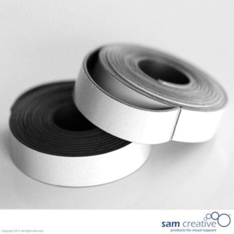 Nastro magnetico per lavagne bianche 10 mm bianco (1/2)