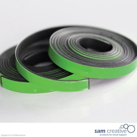Nastro magnetico per lavagna bianca 5 mm verde (1/2)