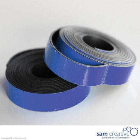 Nastro magnetico per lavagne bianche 10 mm blu (1/2)
