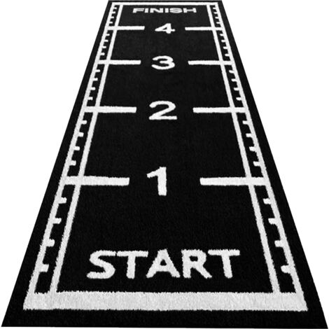 Pista sprint in erba artificiale - 5 x 1,5 metri - Nero - 17 mm (1/2)