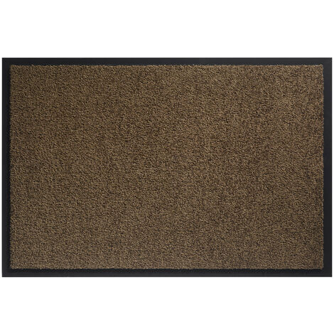 Tappeto di asciugatura Twister 60x90cm marrone teak (1/2)