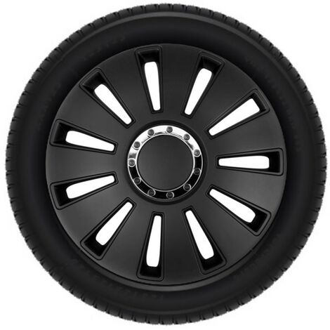 SUMEX VNJ9613 - Copricerchi 13 Pollici Modello Illinois, Colore Nero, Set Di 4, Prodotto In UE