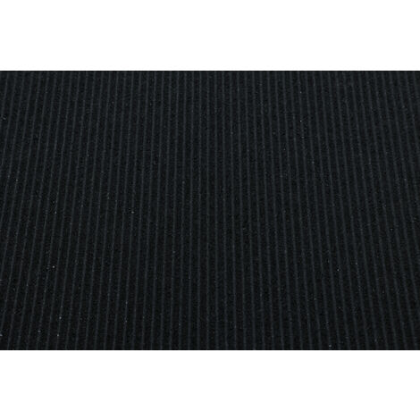 Tappetino In Gomma SBR Al Metro - Antiscivolo, Spessore 4mm, Larghezza 120cm, Superficie Liscia, Nero - Foto 4