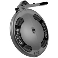 Blocco manubrio Disklock - da 39 a 44 cm - Argento