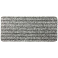 Tappeto per scale Turbo Grey - 25x60 cm - Autoadesivo - Lavabile in lavatrice