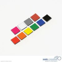 Simbolo magnetico quadrato 1x1 cm bianco
