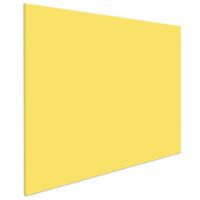 Lavagna senza bordo - 60x90 cm - Giallo tenue