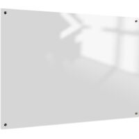 Lastra di vetro senza cornice Premium - Bianco - 100x180 cm