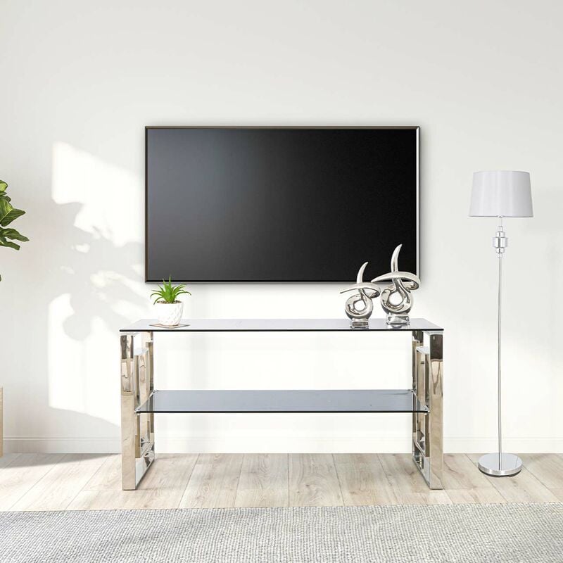 Narrow tv deals console table