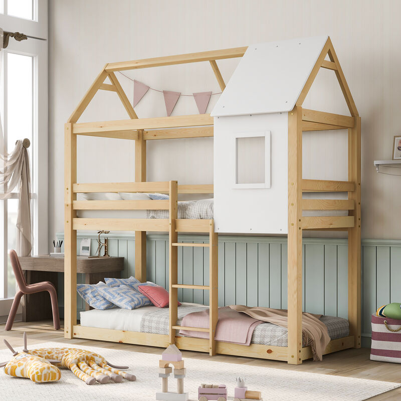 Cheap wooden hotsell bunk beds