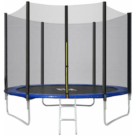 Trampoline 10ft with Safety Nets, Ladder and Anchor Kit, Outdoor Trampoline for Adults/Kids, Kids Trampoline, Garden trampoline