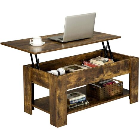 Sturdy coffee deals table with storage