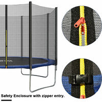 Trampoline 14ft with Safety Nets, Ladder and Anchor Kit, Outdoor Trampoline for Adults/Kids, Kids Trampoline, Garden trampoline
