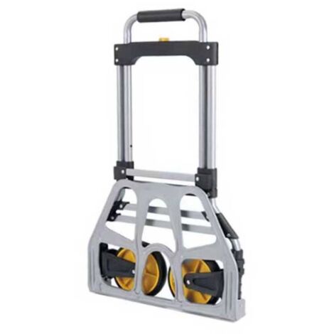 Diable Chariot Pliable Aluminium EURO VANADIUM - Charge 70 Kg, 3 Hauteurs Réglables